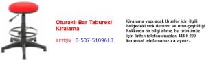 oturaklı bar taburesi kiralama