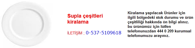 supla çeşitleri kiralama