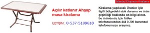 İstanbul açılır katlanır ahşap masa kiralama fiyatı modelleri iletişim ; 0 537 510 96 18