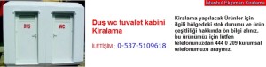 İstanbul duş wc tuvalet kabini kiralama fiyatı modelleri iletişim ; 0 537 510 96 18