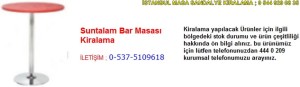 İstanbul suntalam bar masası kiralama fiyatı modelleri iletişim ; 0 537 510 96 18